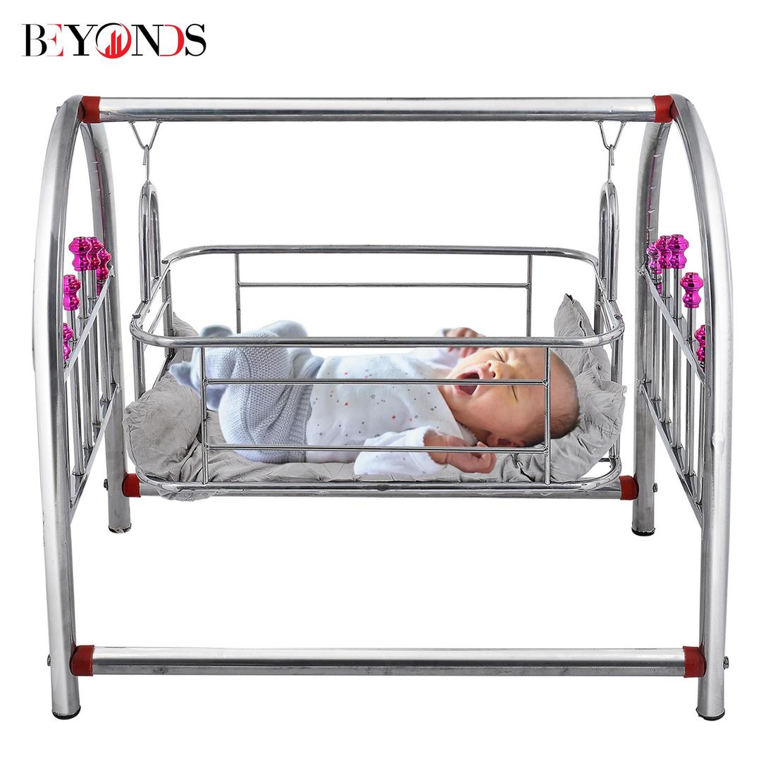 New Born Baby Swing Cradle With Cloth Heavy Guage