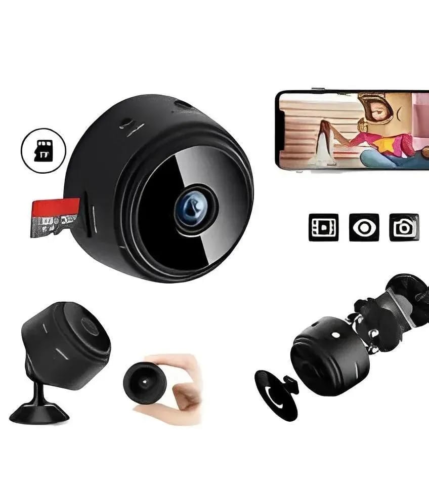 Mini WiFi Camera A9 HD 1080P Black